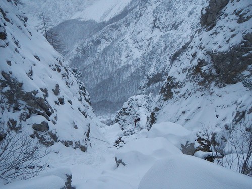 Zimski tečaj nad Okrešljem