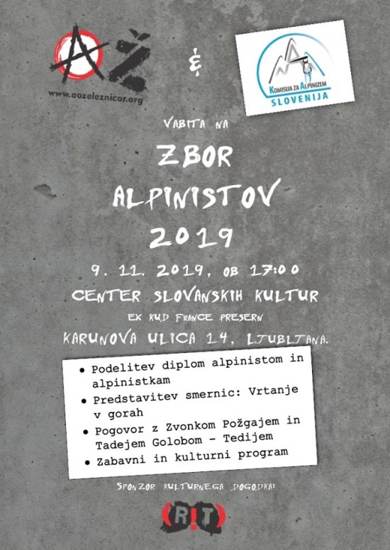 Zbor alpinistov 2019